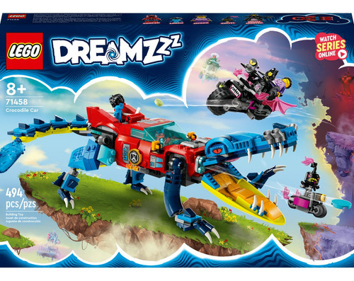 Kit Lego Dreamzzz 71458 Auto-cocodrilo 494 Pz