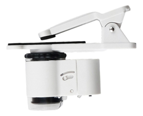 Microscopio De Bolsillo Con Luz Led Y Clip Para Teléfono