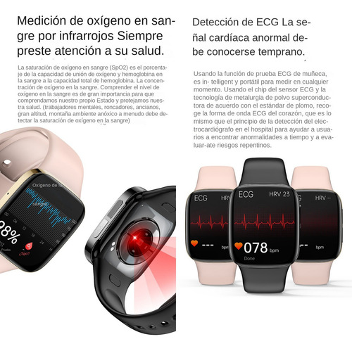 Reloj Inteligente De Azúcar En Sangre Para Hombres Y Mujeres