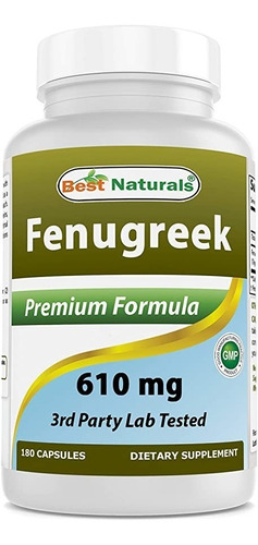 Fenogreco 610mg - Best Naturals - Unidad a $788
