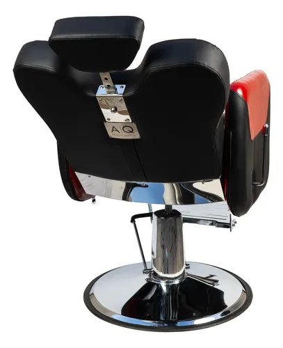 Sillon Barbero Barberia Sillon De Peluqueria Milan Con Rojo