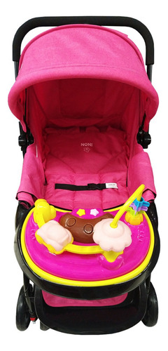 Carriola De Paseo Tablero Carrito Angelin - Noni 555p Color Rosa
