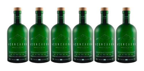 Gin Aconcagua Verde De Lima Y Lemon Grass Dry 750 Ml Caja X6