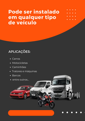 Rastreador Veicular 4g Com 1 Ano De App + Chip Gratis!