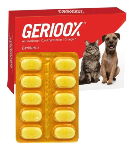 Suplemento Gerioox Senior Omega 3 Para Perro/gato 30c