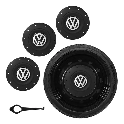 Calota Centro Roda Ferro Vw Aro 14 Modelo Amarok 4 Furos