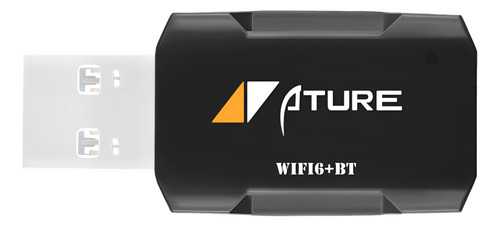 Antena Adaptador Wifi6 900mbps 2.4g + 5g Bluetoot 5.3 Usb