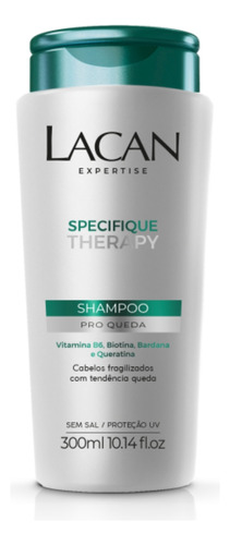  Shampoo Pro Queda Specifique Therapy Lacan 300ml Sem Sal