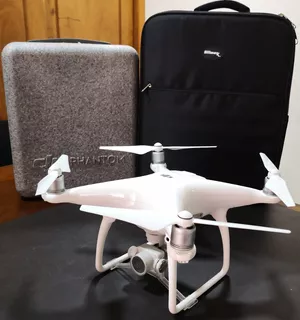 Drone Dji Phantom 4, Accesorios, Repuestos Y 3 Baterías 