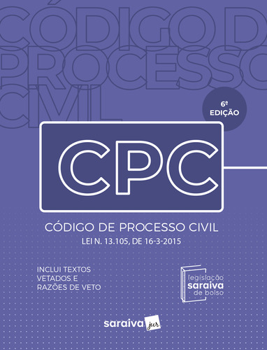 Código De Processo Civil Mini - Legislação Saraiva De Bol