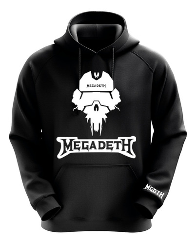 Polerón Negro Megadeth Diseño 1