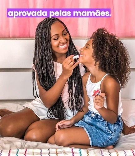 Imagem 4 de 4 de Kit Maquiagem Infantil Antialérgica Bolsa + Gloss + Tiara