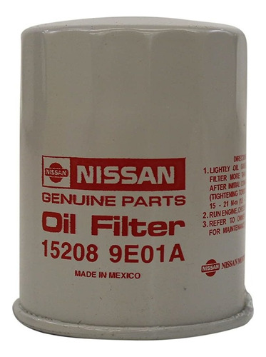 Filtro De Aceite Original Nissan *******e