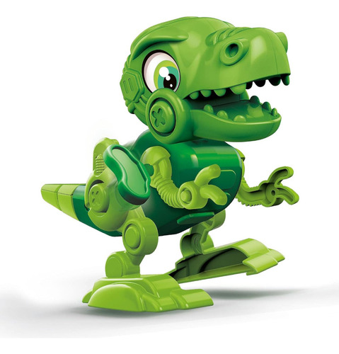 Clementoni- Dino Bot T-rex, Set Armar Y Aprender Robótica