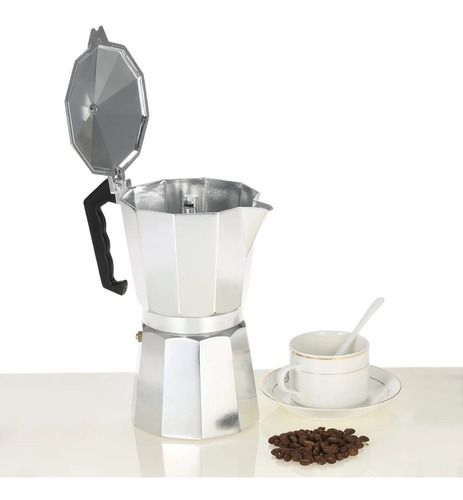 Cafetera Italiana Aluminio 9 Tazas 400 Ml Hogar Expreso