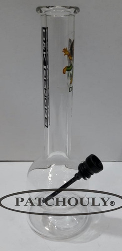 Imagen 2 de 3 de Bong Pipa Agua Vidrio Pyrex Borosilicato D&k 20 Cm. Skull