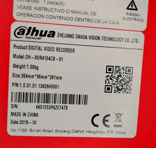 Imagen 5 de 10 de Dvr 4 Canales Hdcvi Pentahibrido 1080p Lite/h265/1ch Ip/6tb