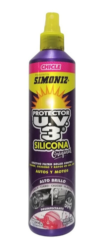 Protector Uv3 Silicona Simoniz Altobrillo Aroma Chicle 300ml