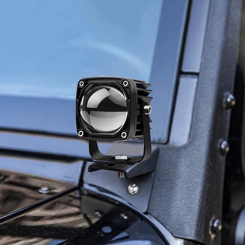 Par Faros Barras Lupas Ultra/brillo Moto/harley/jeep/atv