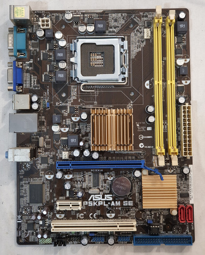 Combo Asus P5kpl-am Se - Intel 5300 - 4gb Ddr2 Marrón Claro (Usado)