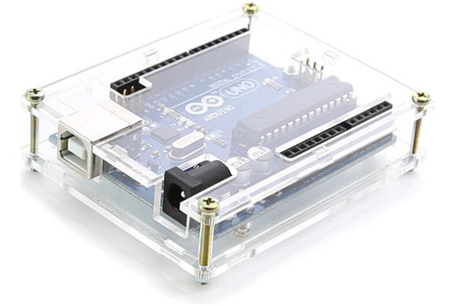 Gabinete Box Caixa Case Em Acrílico Arduino Uno R3