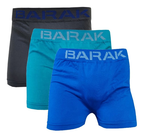 Pack X 6 Calzoncillos Boxers Adolescente Barak Algodón Lisos