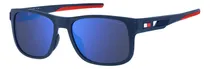 Comprar Óculos De Sol Tommy Hilfiger Th1913u002Fs Fll-55 Cor Azul Cor Da Armação Azul Cor Da Haste Azul Cor Da Lente Azul