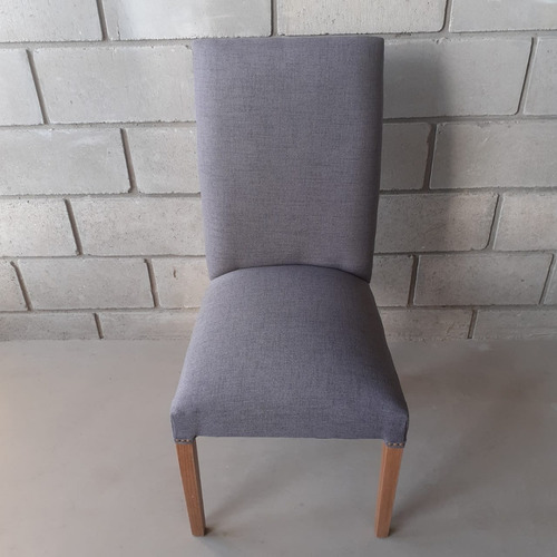 Imagen 4 de 10 de Silla Comedor Vestida Tela Antimancha Premium Sin Interes
