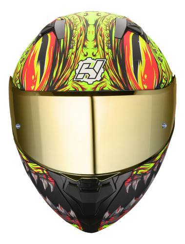 Hax Helmets. Casco Para Moto. Dot + Ece 06. Amatista Mutant