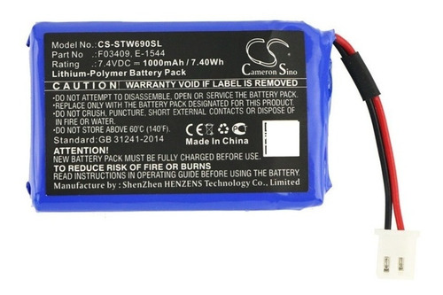 Bateria  Localizador Ws-6933 6933 P/ 7,4v 1000mah