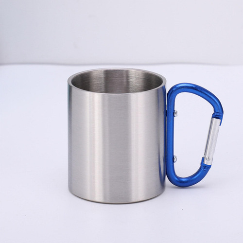 Taza De Senderismo, Taza De Acampada De 220ml Con Mango De