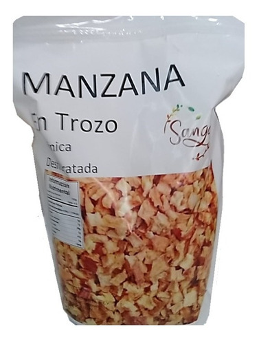 Manzana En Trozos Natural Deshidratada 1 Kilo