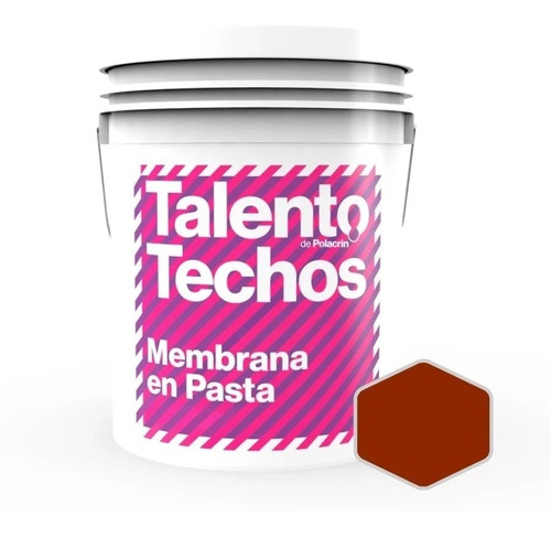 Talento Techos Memb. En Pasta X 20lts Polacrin - Umox