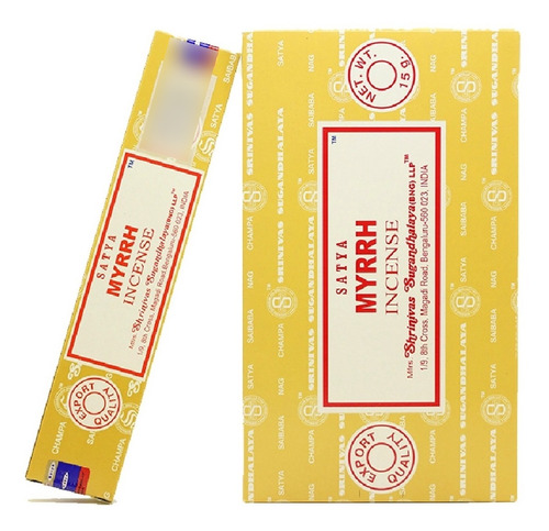 Sahumerios Nag Champa Satya Sai Baba Agarbattie Mirra