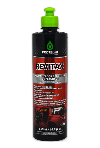 Revitax Revitalizador De Plasticos 500ml Protelim