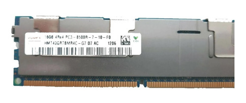 Memoria Hynix Hmt42gr7bmr4c-g7 16gb Pc3-8500 Ddr3 Rtp1916