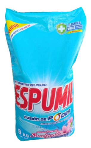 Detergente Espumil Polvo Explosión De Frescura 9 Kg