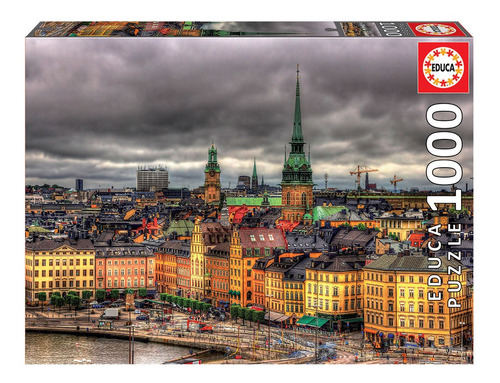 Puzzle Rompecabezas Vista Estocolmo Suecia 1000 Piezas Educa