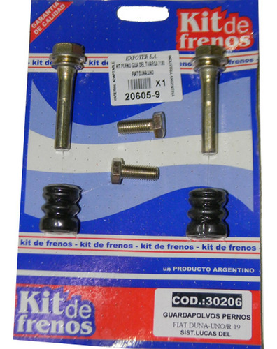 Kit Perno Guia Del.t/lucas 7140      Fiat Duna/uno