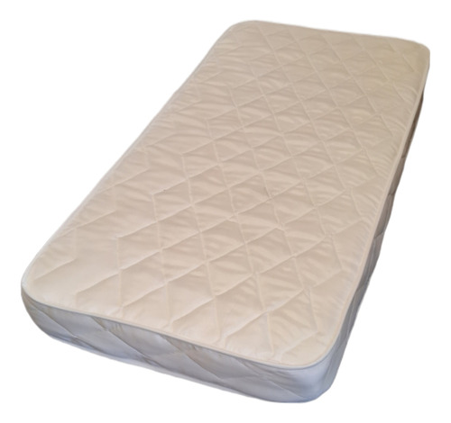 Colchon De Cuna 120 X 60 Oferta Especial Forrado Tela Blanco