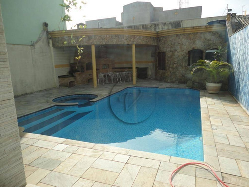 Imagem 2 de 30 de Sobrado Com 6 Dormitórios, 580 M² - Venda Por R$ 4.480.000,00 Ou Aluguel Por R$ 12.000,00 - Vila Pires - Santo André/sp - So0648