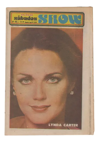 comprar 1979 Wonder Woman Lynda Carter Tapa & Nota Revista Uruguay