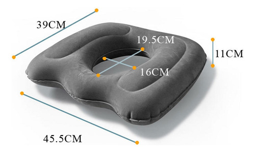 Donut Inflable Cojín De Coxis Soporte Ligero Para Asientos