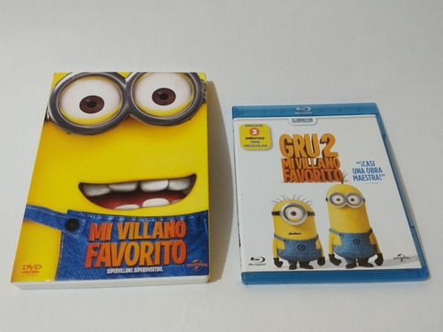 Blu-ray Y Dvd Mi Villano Favorito Original 