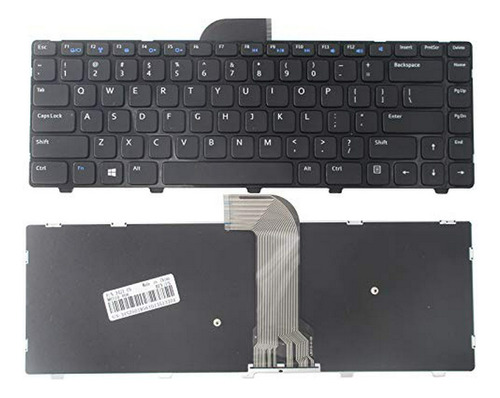 Sunmall Teclado De Repuesto Compatible Con Dell Inspiron 14r