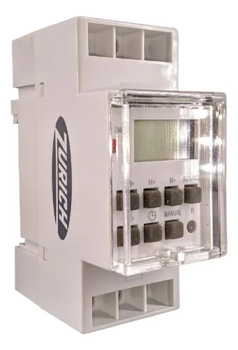 Temporizador Timer Programable Digital Riel Din 2hp