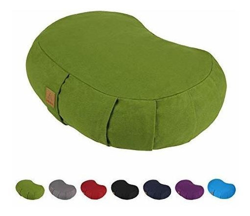 Zafu Zabuton Yoga Bolster, Cojin De Meditacion Organico Con