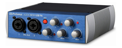 Presonus Audiobox Usb 96 2x2 Interfaz De Audio (azul)