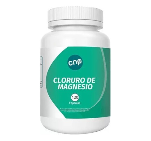 Cloruro De Magnesio Suplemento 120 Capsulas 500 Mg Cnp