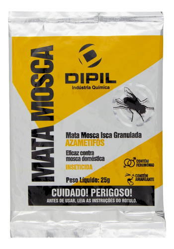 Inseticida Isca Mata Mosca Dipil Pacote 25g